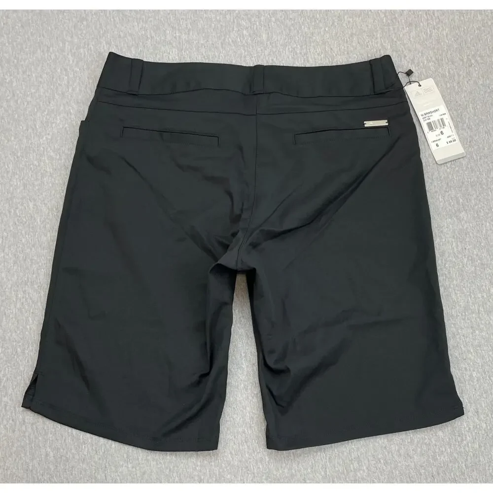 Adidas Shorts Womens 6 Black Golf‎ Shorts Performance NWT